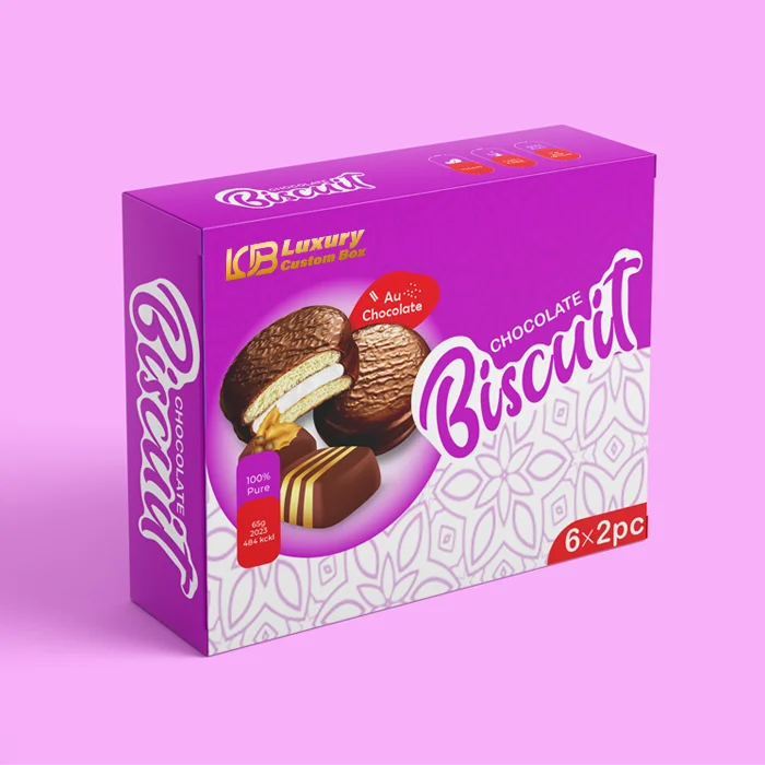 Custom Biscuit Boxes with logo