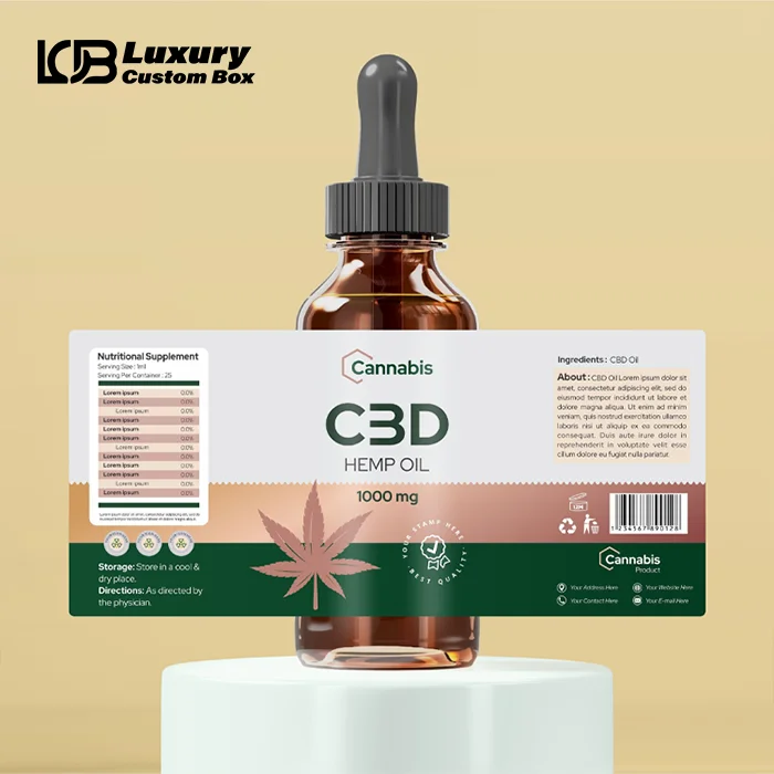 Custom CBD labels