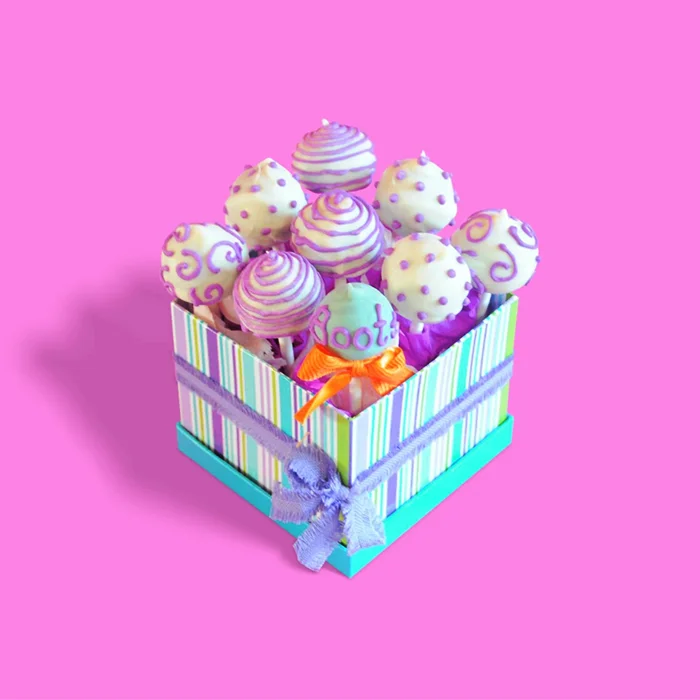 Custom Cake Pop Box