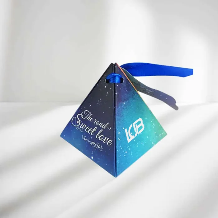 Custom Printed Pyramid Boxes