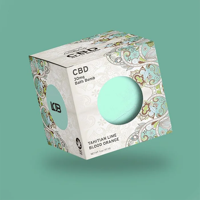 Custom CBD Bath Bomb Boxes