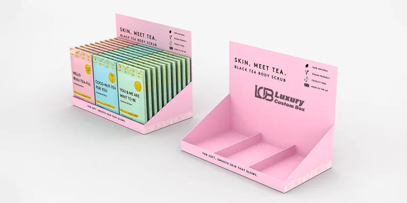 Cosmetic display packaging