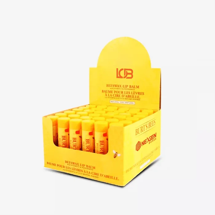 Custom Printed Lip Balm Display Boxes