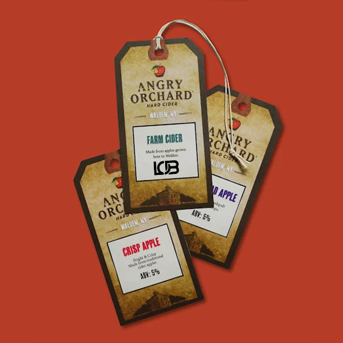 Custom printed growler tags