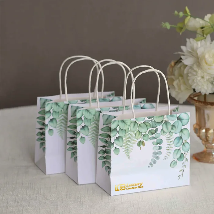 Custom White Paper Bags