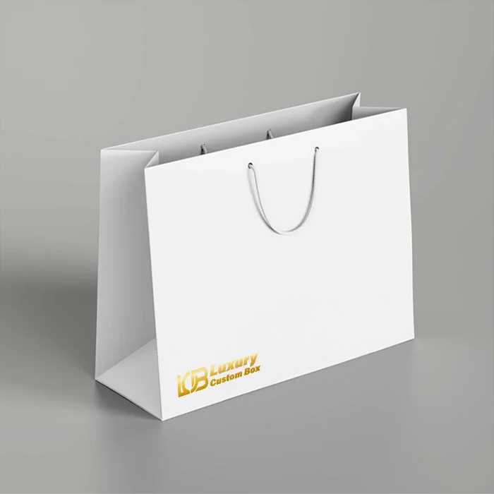Custom White Paper Bags