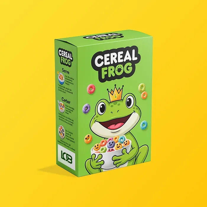 Cereal With Frog on Box