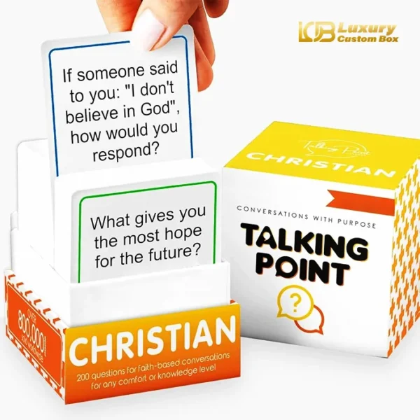Custom Church Question Cards - Luxury Custom Box