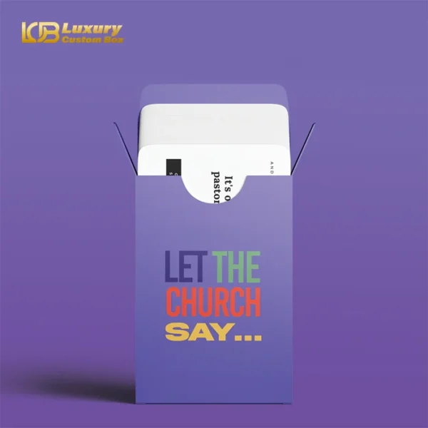 Custom Church Question Cards for Bible Study | Luxury Custom Box