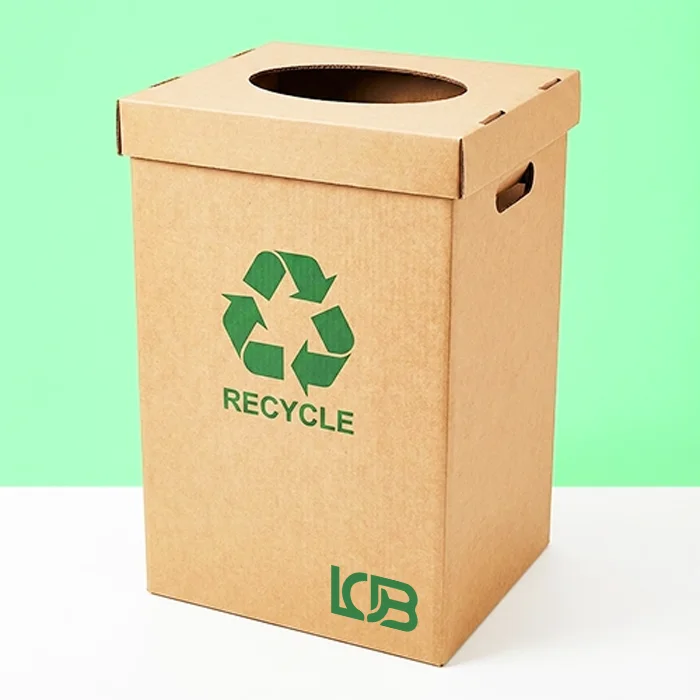 Small Corrugated Trash Boxes