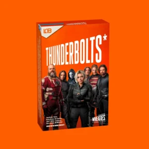thunderbolts cereal boxes