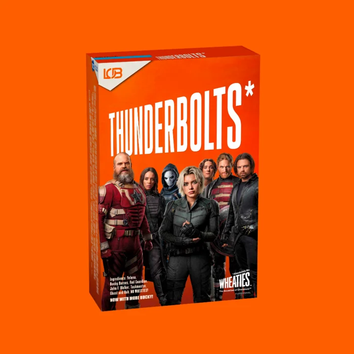 Thunderbolts Cereal Boxes