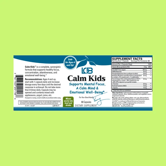 Calming Supplement labels wholesale