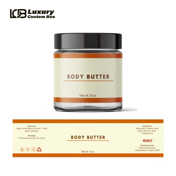 Custom Body Butter labels
