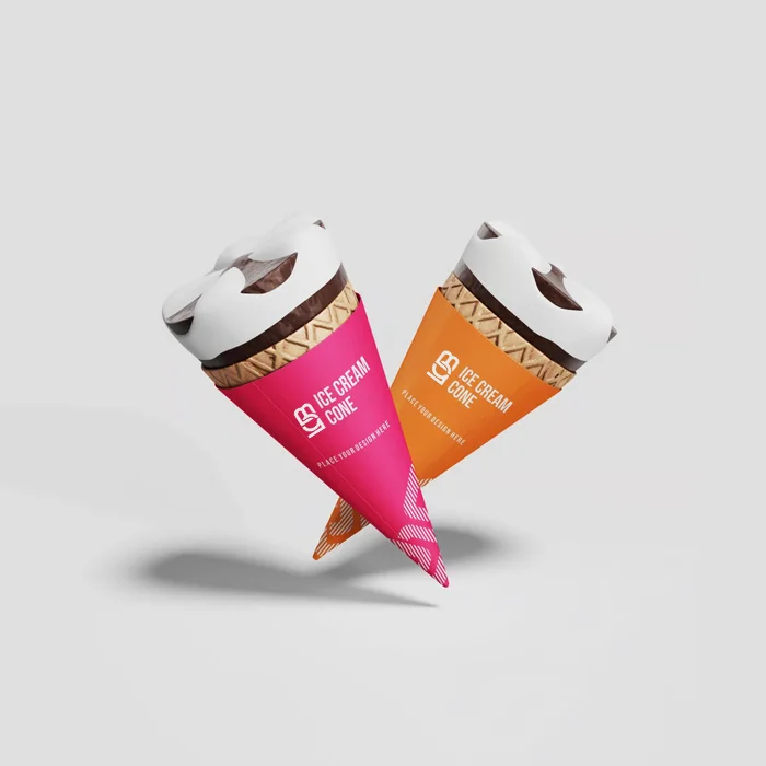 Custom Printed Ice Cream Cone Sleeve