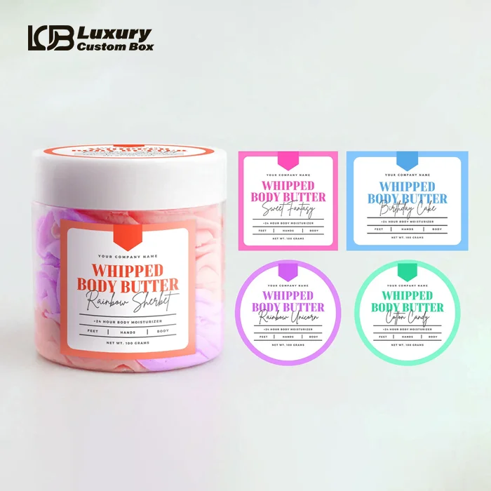 Custom Whipped Oil Body Cream Labels