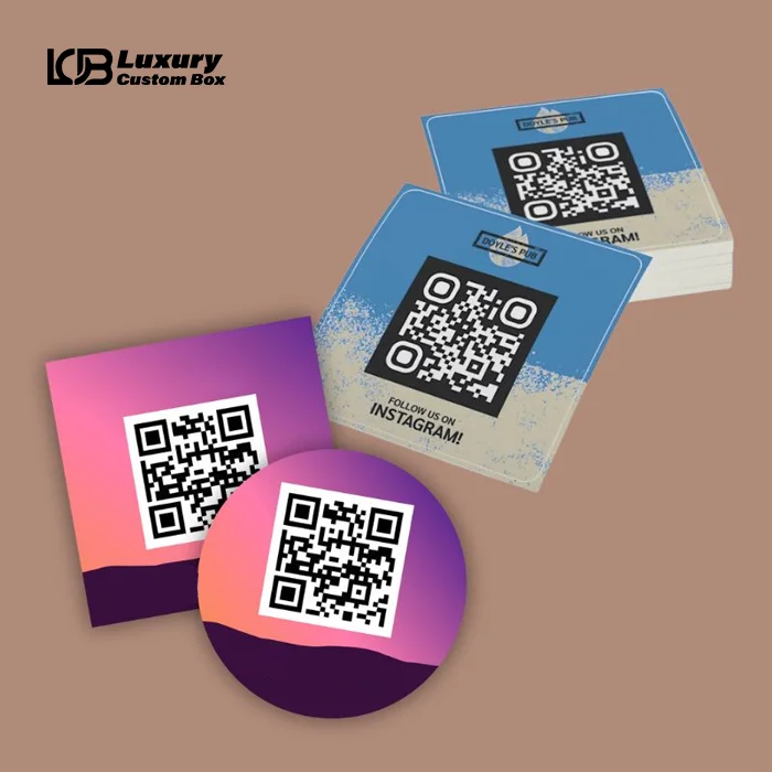 Custom qr code stickers