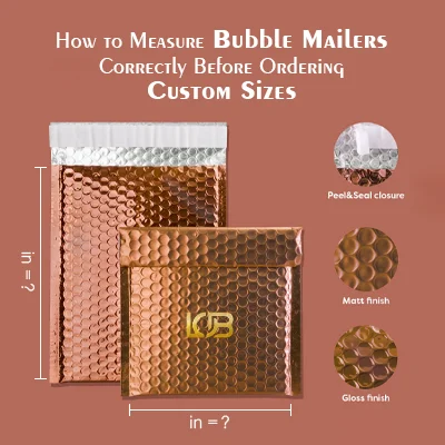 How to Measure Custom Bubble Mailers Correctly Before Ordering Custom Sizes?