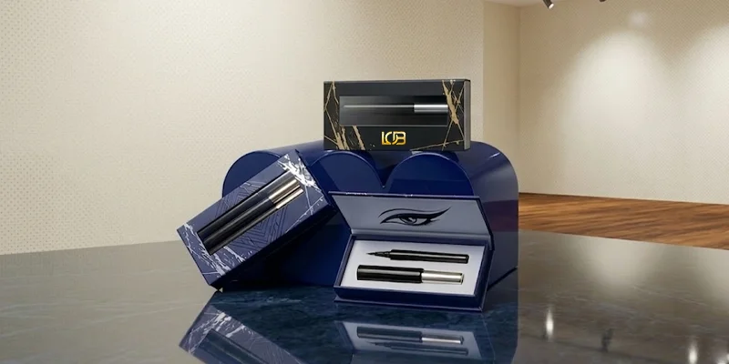 Printed Luxury Eyelash Boxes and Eyeliner Boxes