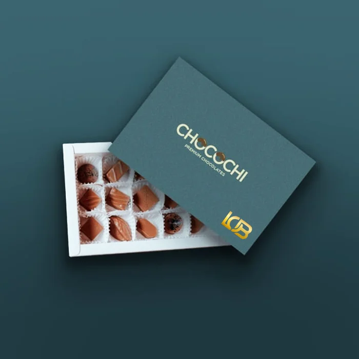 Printed japanese chocolate box