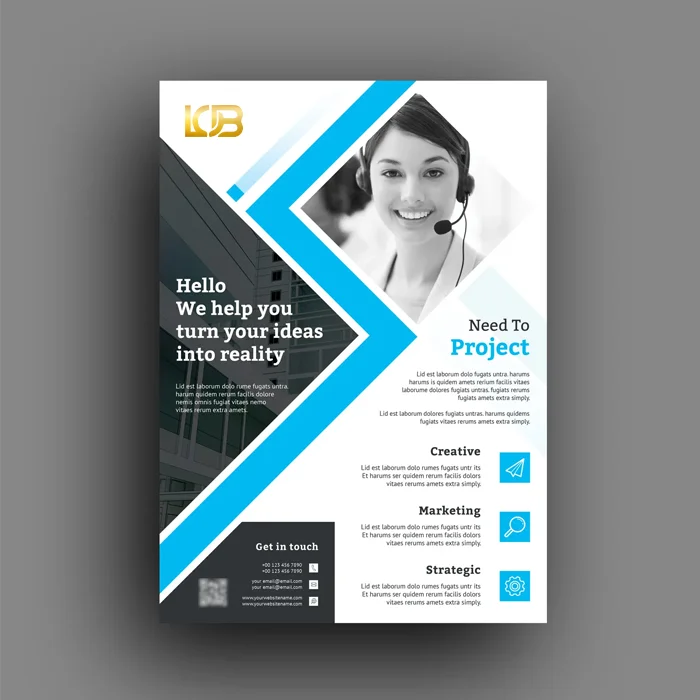 customized business flyer