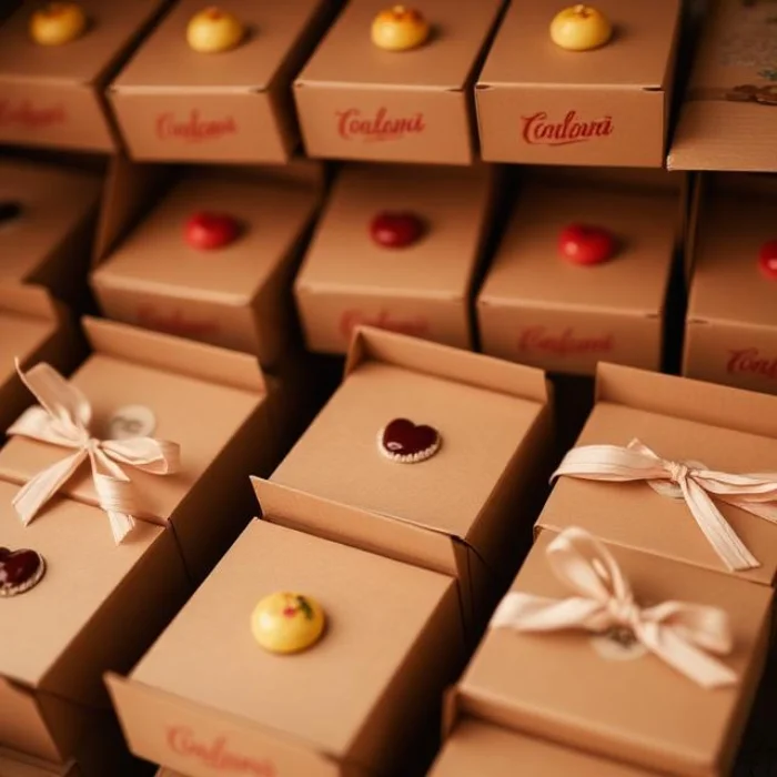 Custom Brown Pastry Boxes with Logo (2)