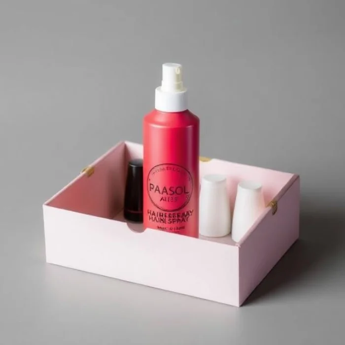 Custom Hairspray Boxes with Logo
