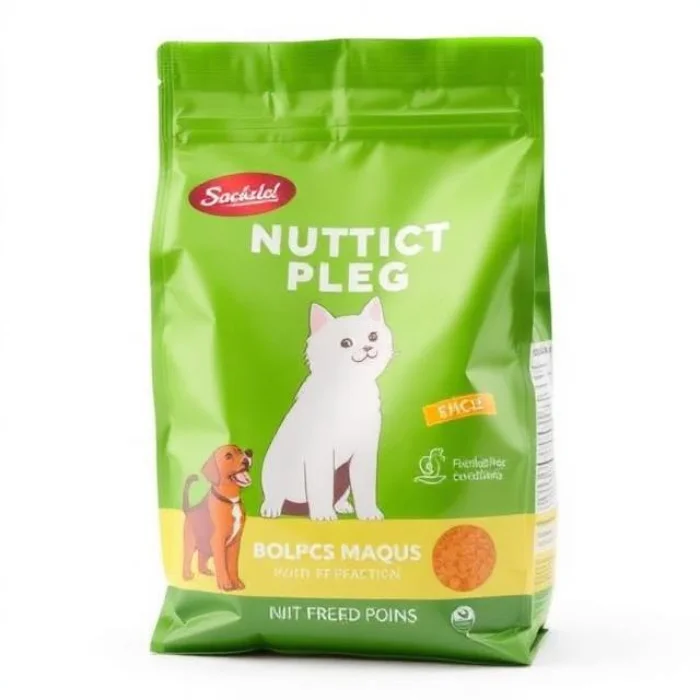 Custom Pet Food Packaging with Logo