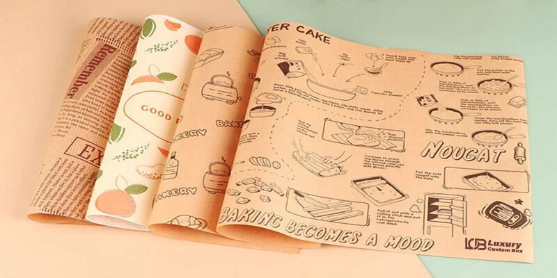 Custom Printed Branded Wax Paper