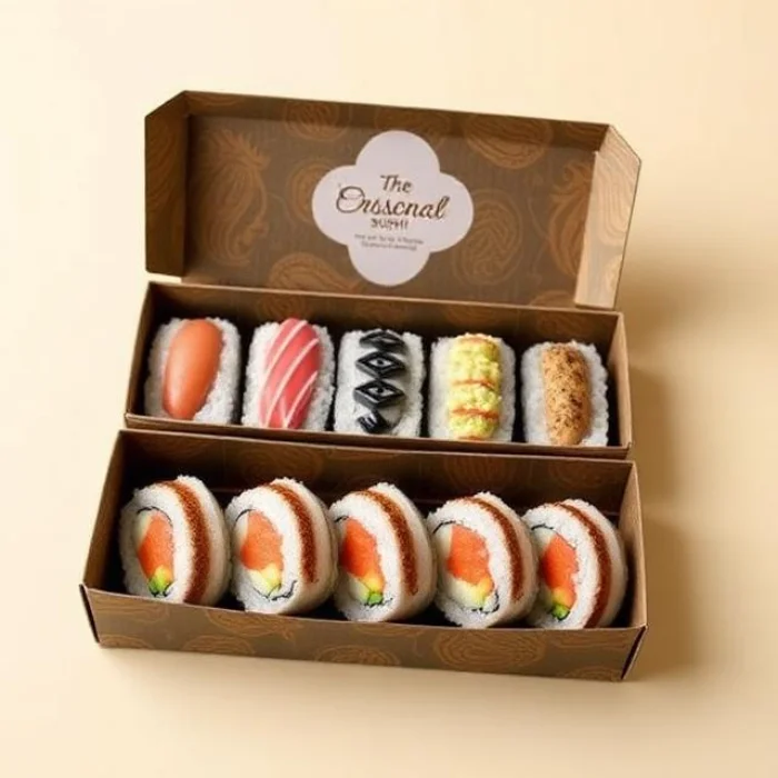 Custom Sushi Boxes with Logo