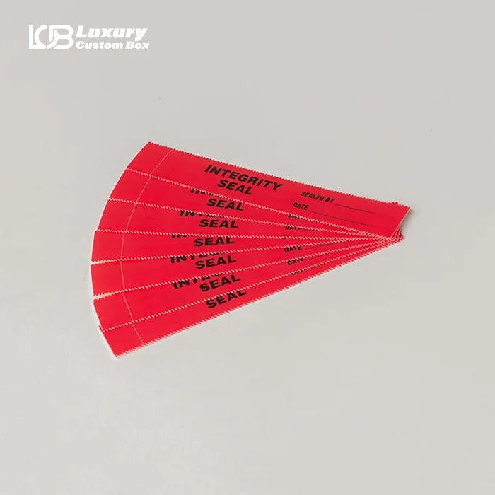 Customised Tamper Evident Strips