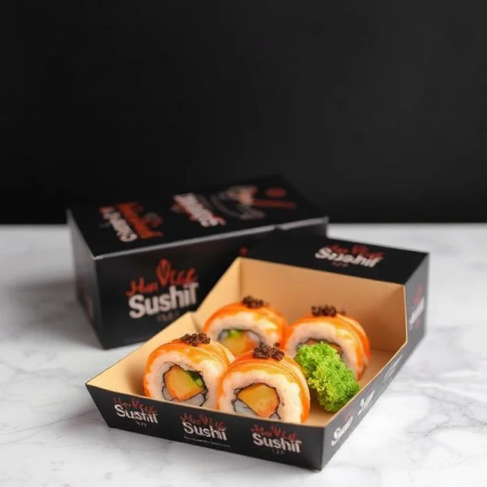 Eco-Friendly Custom Sushi Boxes