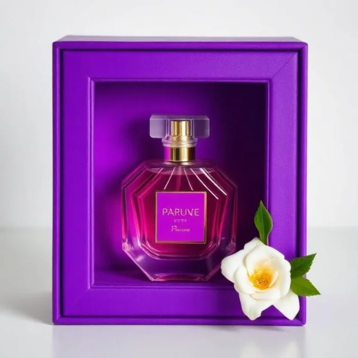 Perfume in Purple Box