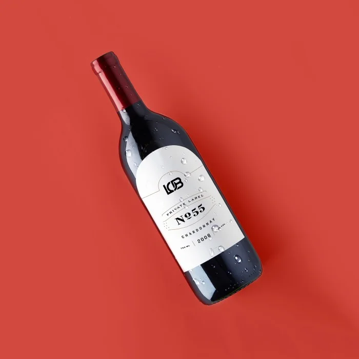 custom printed wine bottle labels