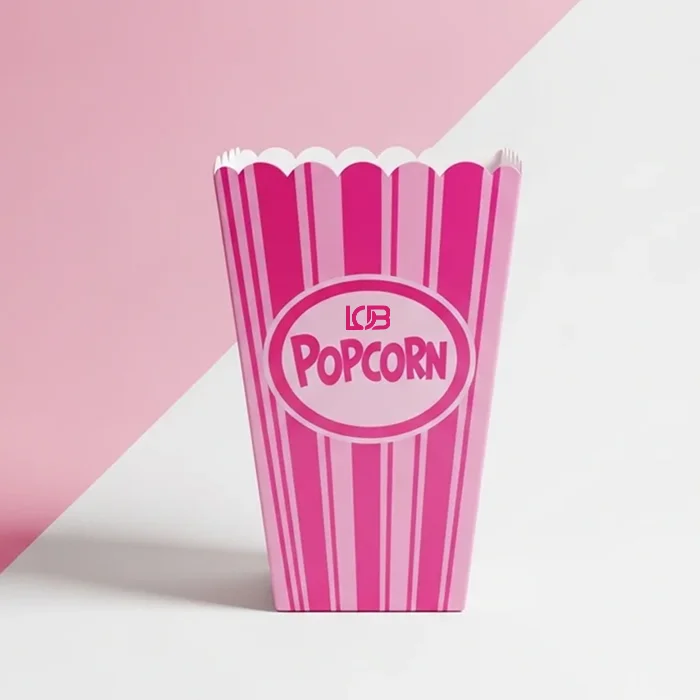 Pink Popcorn Boxes