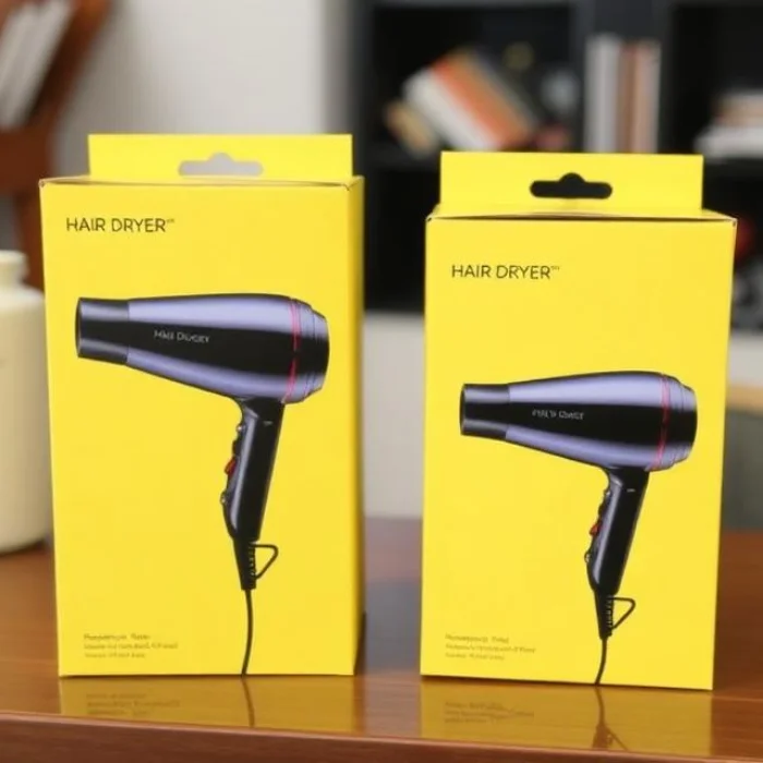 Branded Hair Dryer Packaging Boxes