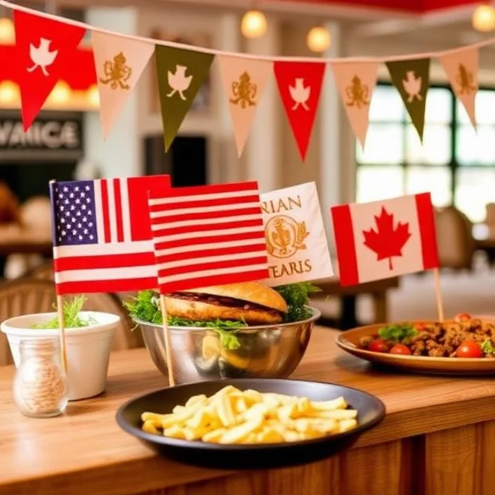 Custom Printed Food Flags
