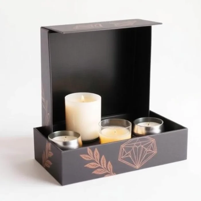 Custom Rigid Candle Box with Logo