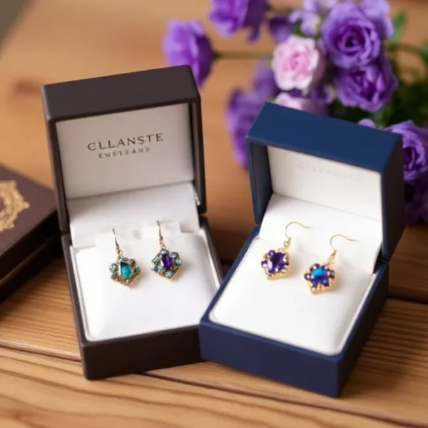 Custom Earring Boxes with Logo | Branded Jewelry Packaging