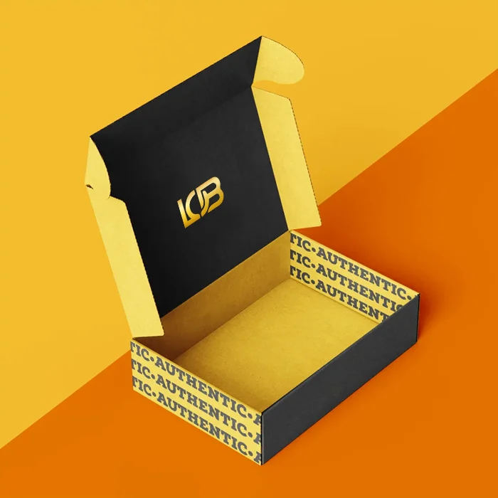 Custom Yellow Mailer Boxes