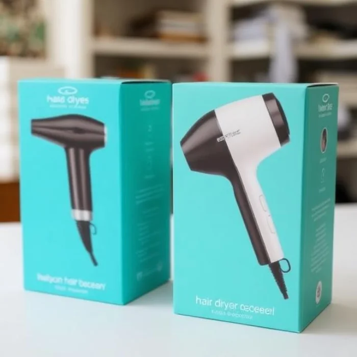 Luxury Custom Hair Dryer Packaging Boxes