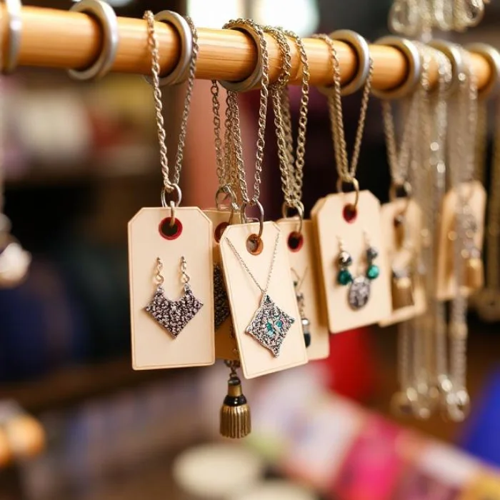 Custom Jewelry Hang Tags with logo