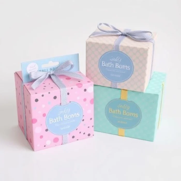 Personalized Bath Bomb Boxes