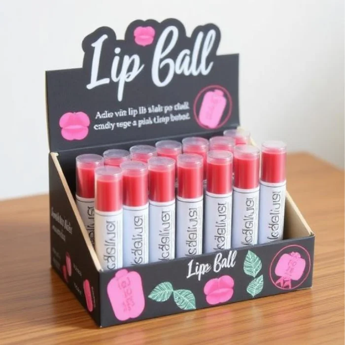 Personalized Lip Balm Display Boxes