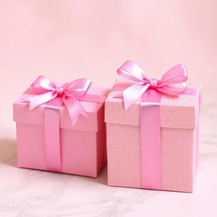 Pink Gift Boxes with Logo (2)