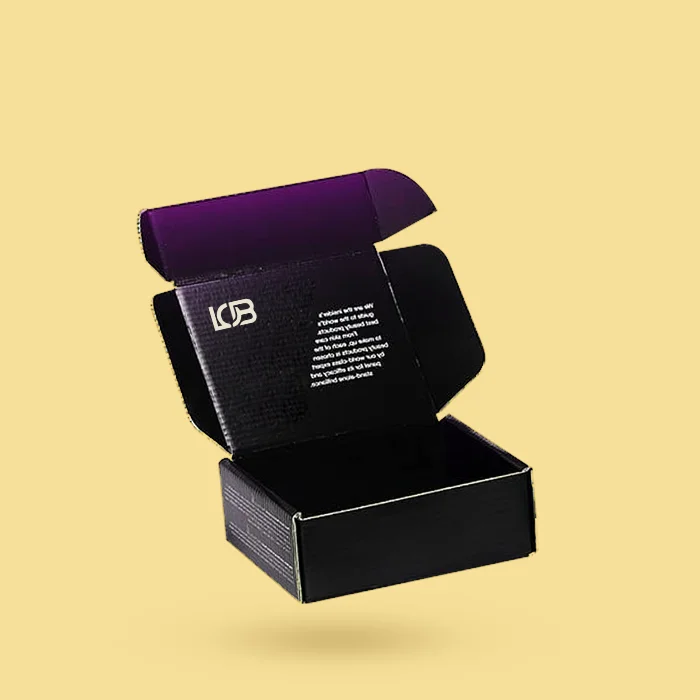 Black Corrugated Boxes