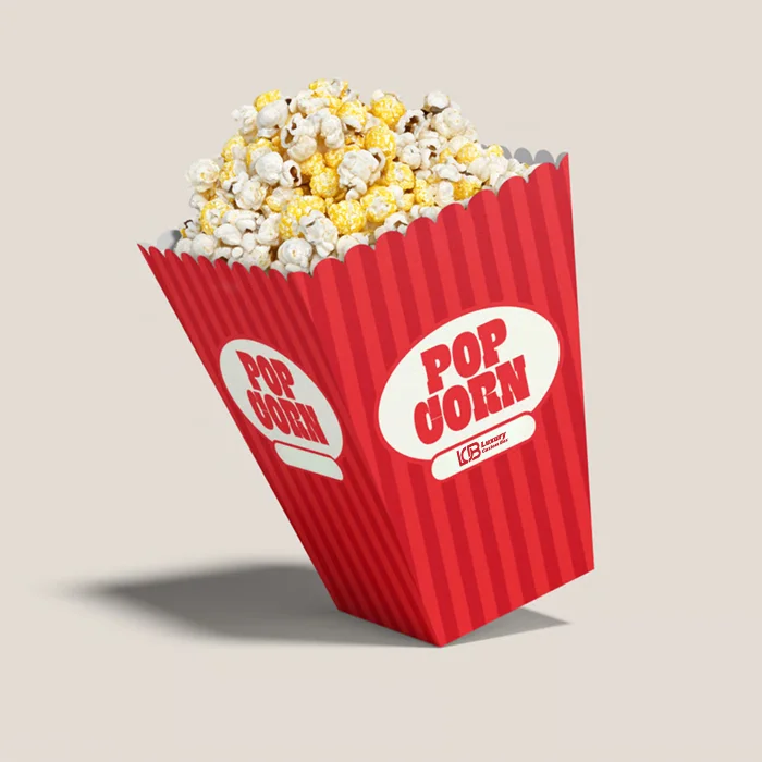 Custom Paper Popcorn Boxes