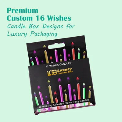 Premium Custom 16 Wishes Candle Box Designs for Luxury Packaging