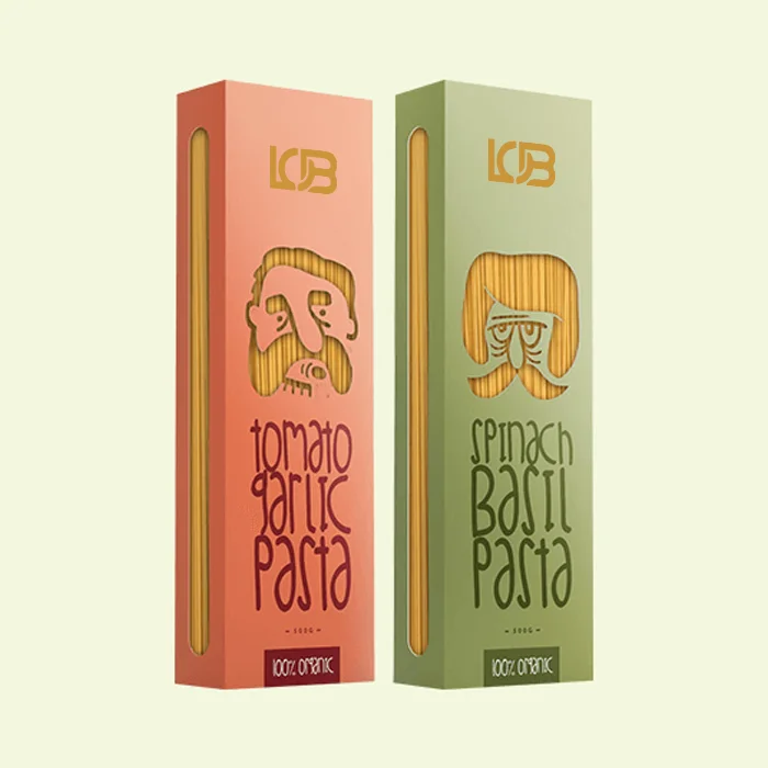 Custom Spaghetti Packaging Boxes