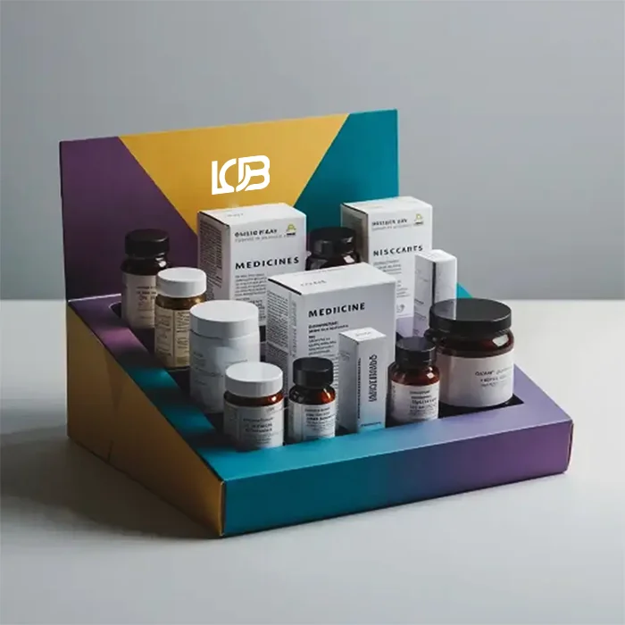 Pharmaceutical Display Boxes with logo